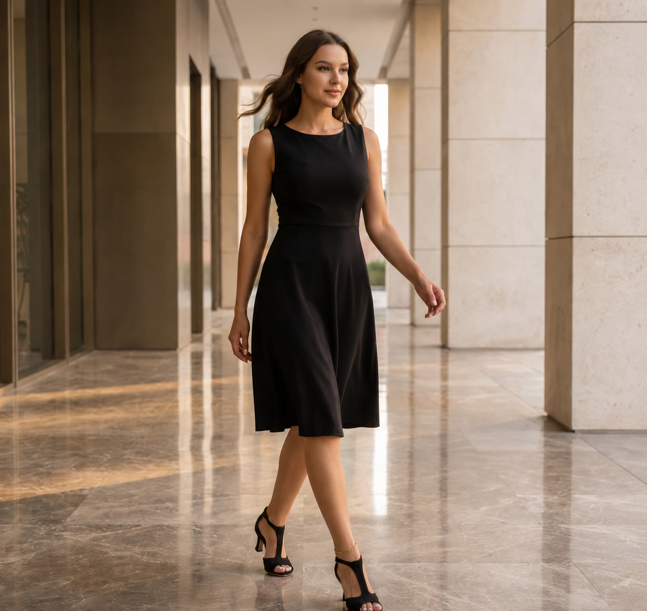 Marta - Tacones de Aguja - Negro