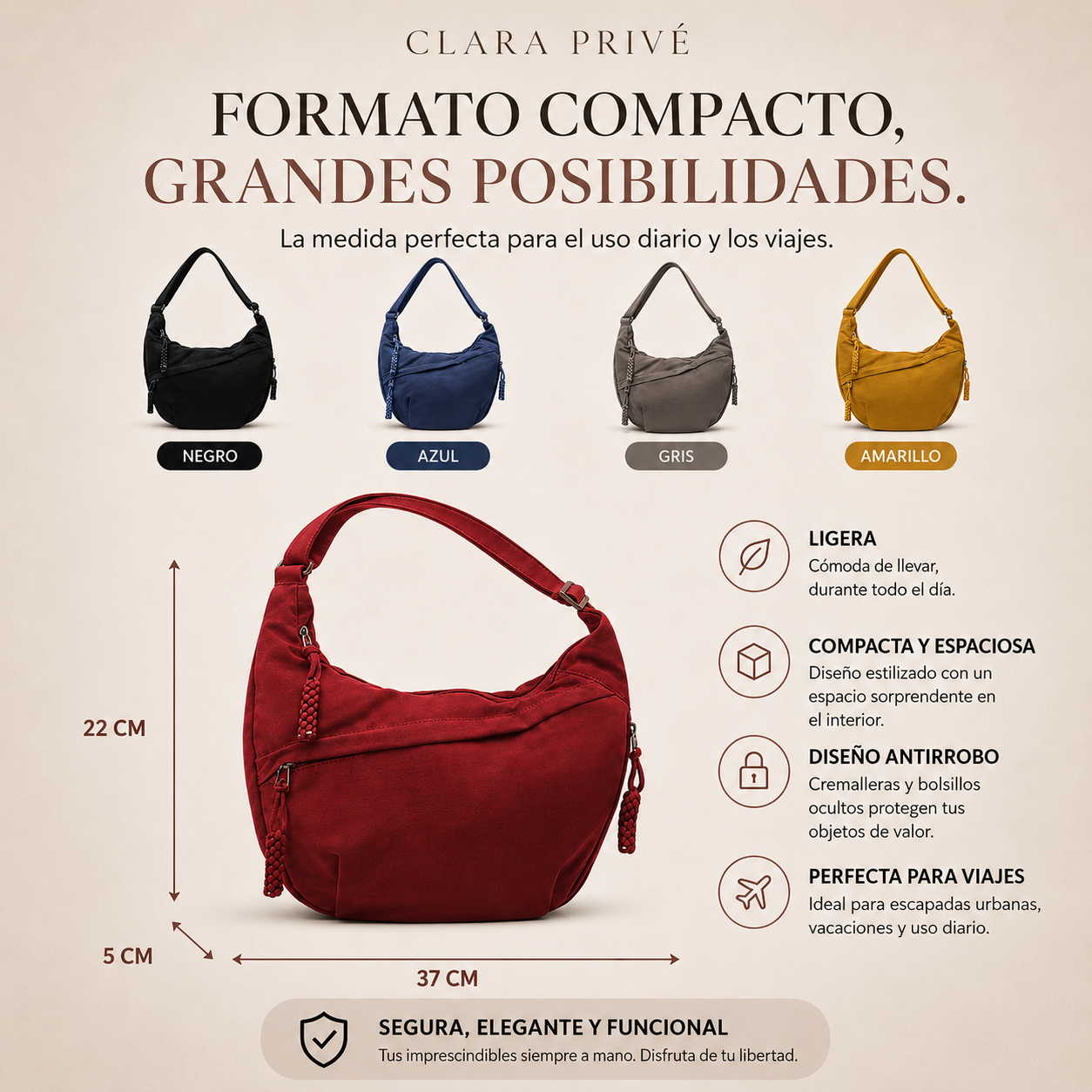 Luna - Bolso de hombro