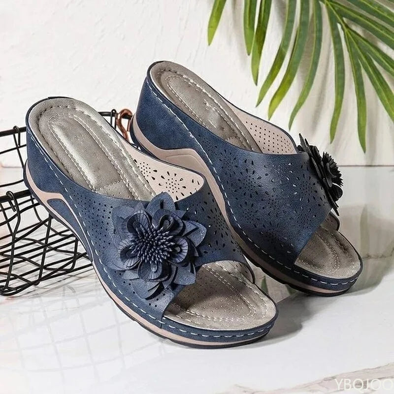 Sandalias Celia Azul