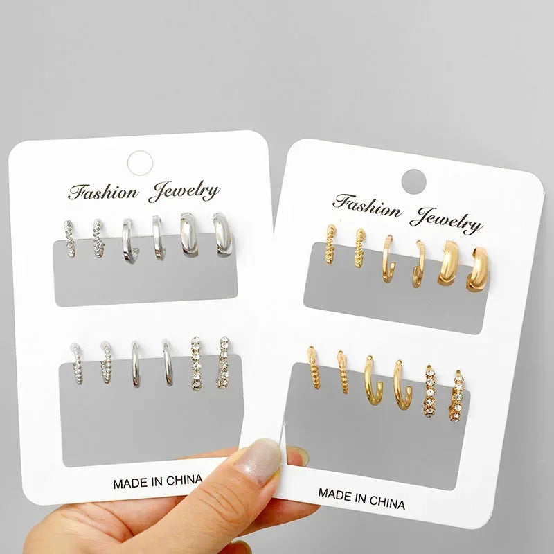 Set de Pendientes Aro Elegance