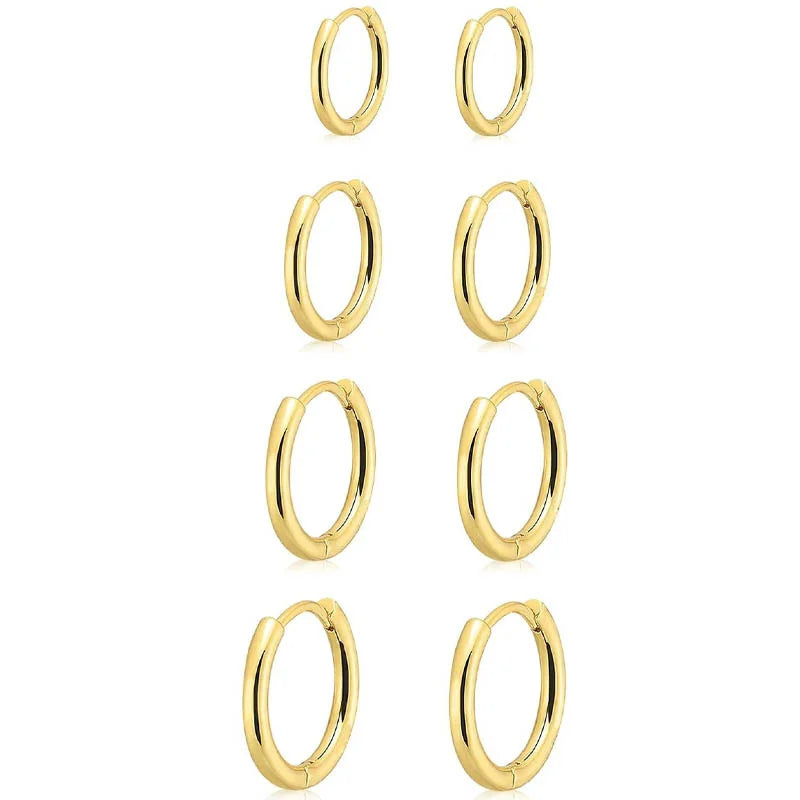 Pack Pendientes Aro Minimal