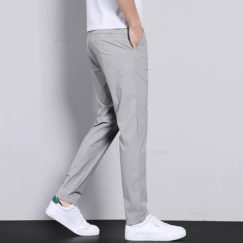 Pantalón Laurent Stretch - Gris Claro