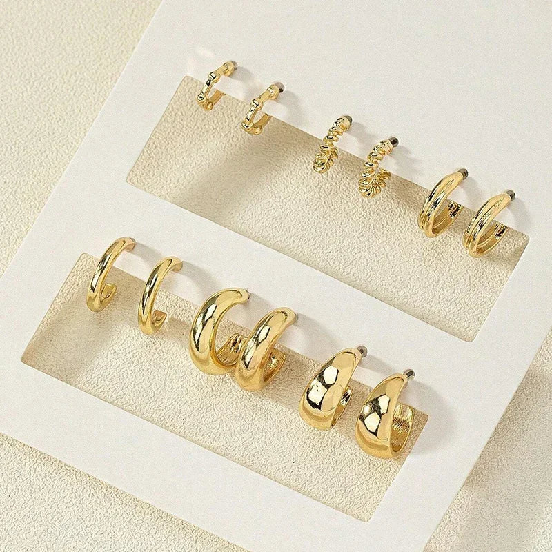 Set de Pendientes Aro Elegance