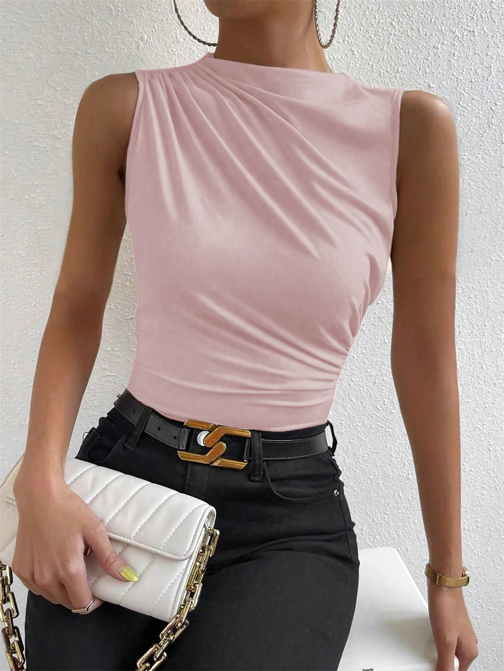 Top Elegante Drapeado