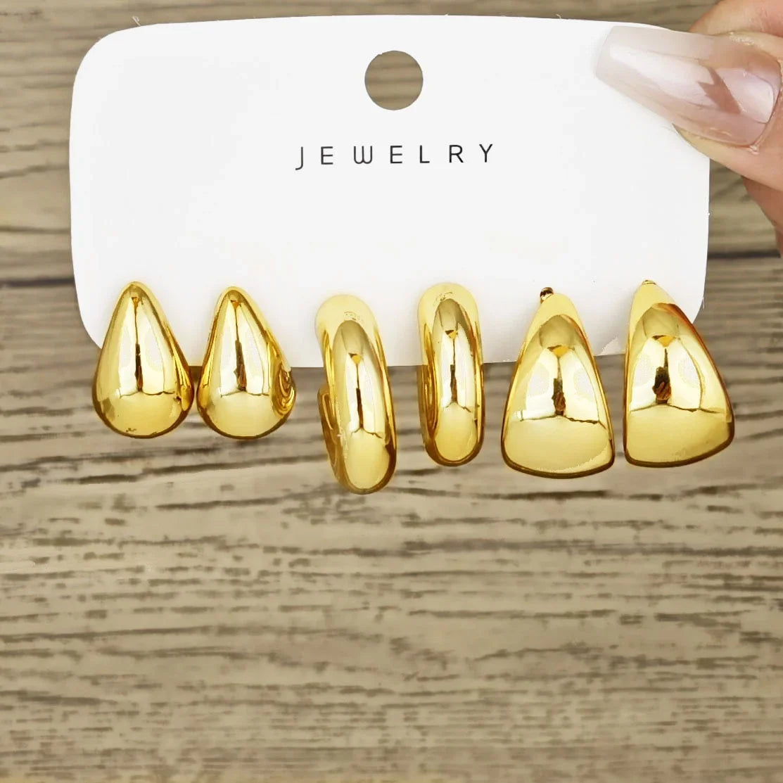 Set de Pendientes Aro Elegance