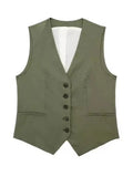 Conjunto Chaleco Sastre Verde Oliva