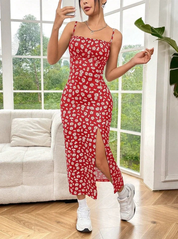 Vestido Midi Porcelana
