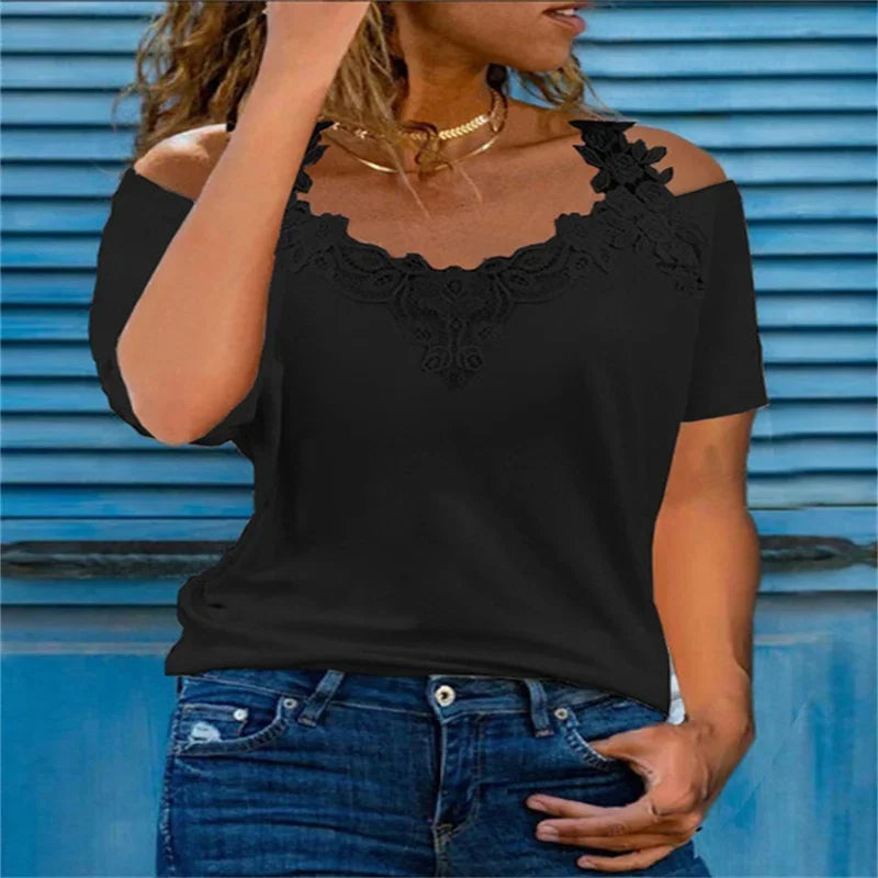 Camiseta Carla Encaje