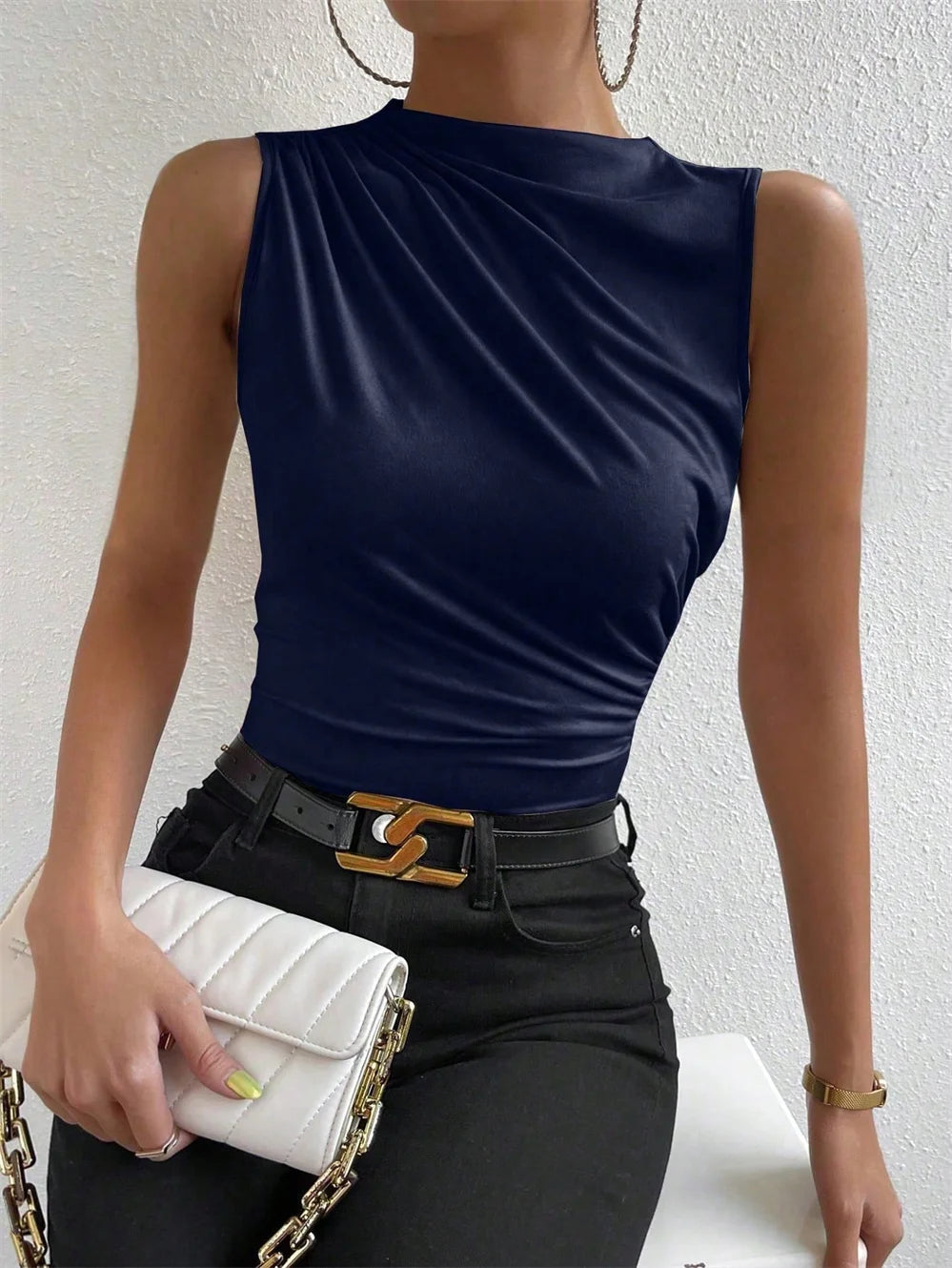 Top Elegante Drapeado