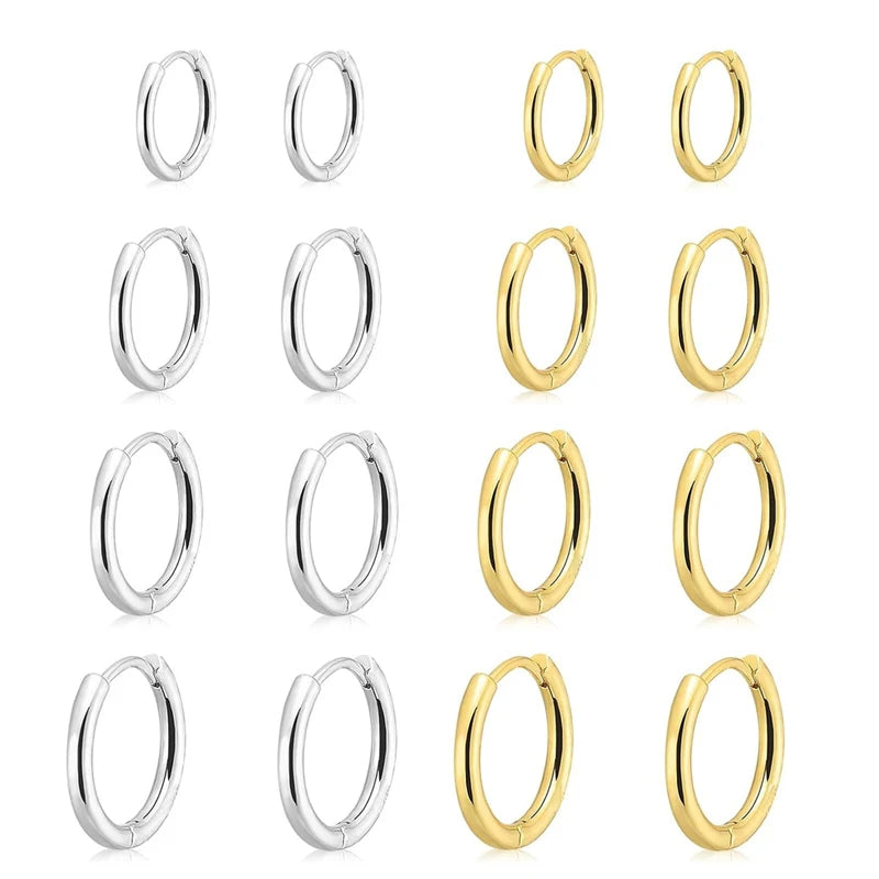 Pack Pendientes Aro Minimal