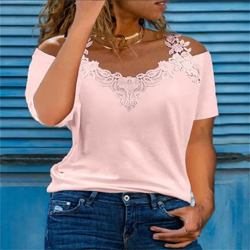 Camiseta Carla Encaje