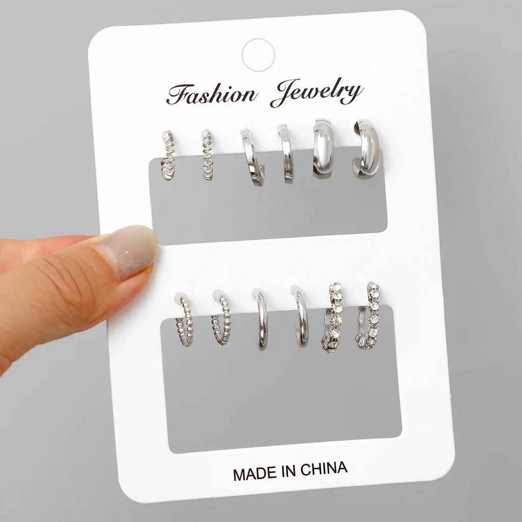 Set de Pendientes Aro Elegance