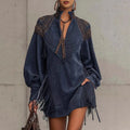 Vestido Boho Flecos
