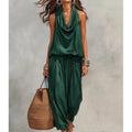Conjunto Alessia Satinado - Verde