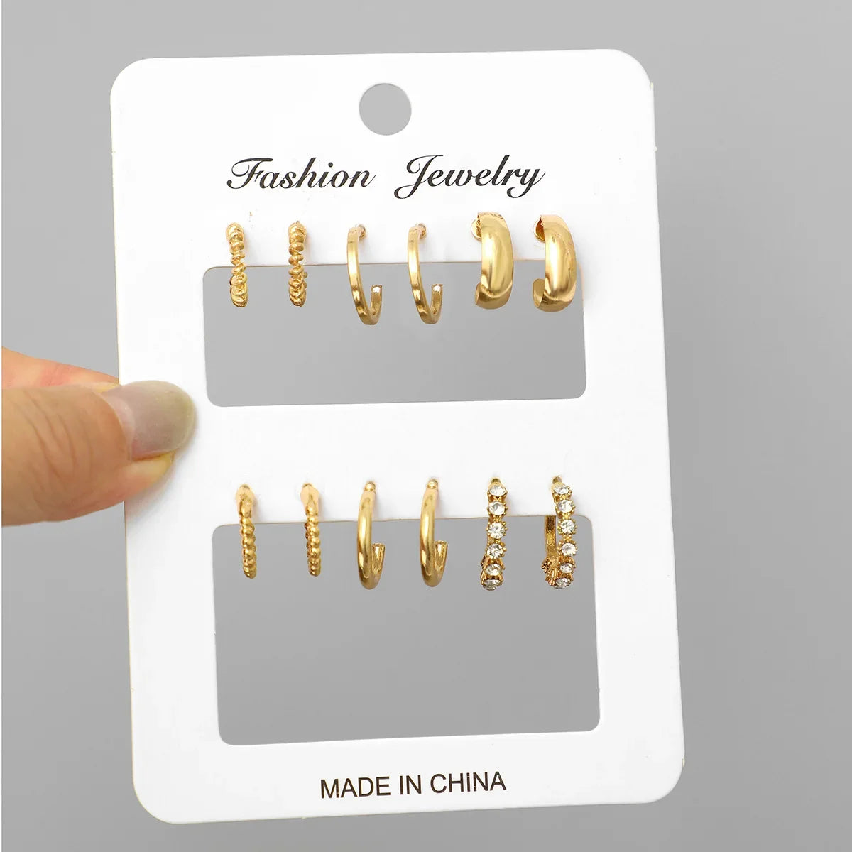 Set de Pendientes Aro Elegance