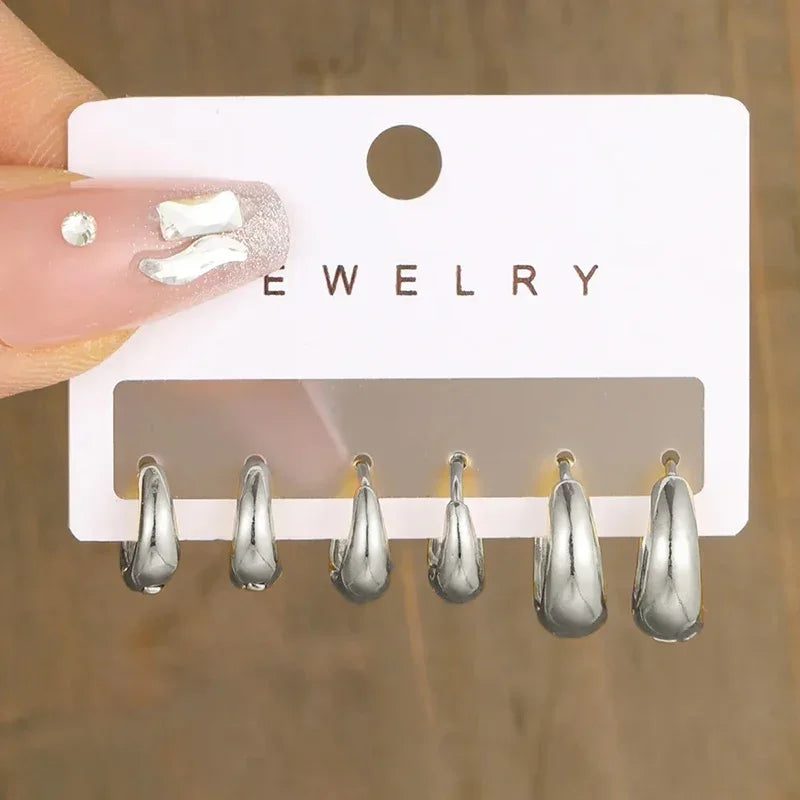 Set de Pendientes Aro Elegance
