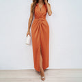 Flavia Vestido de Noche - Naranja
