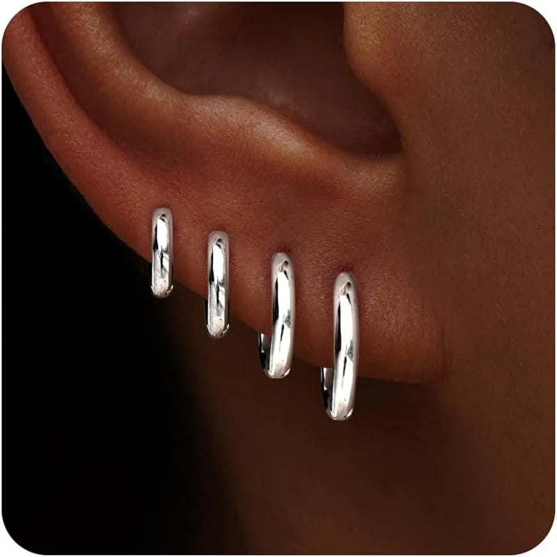 Pack Pendientes Aro Minimal