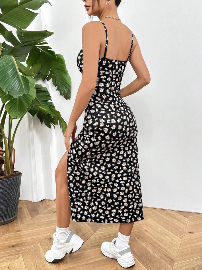 Vestido Midi Porcelana
