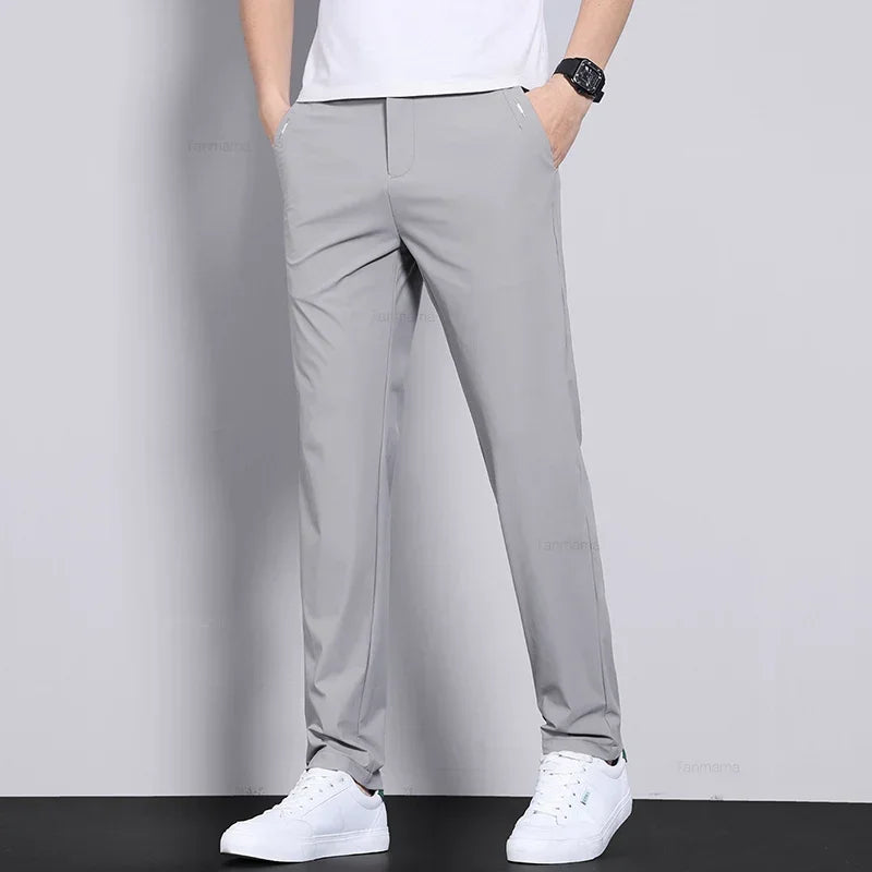 Pantalón Laurent Stretch - Gris Claro