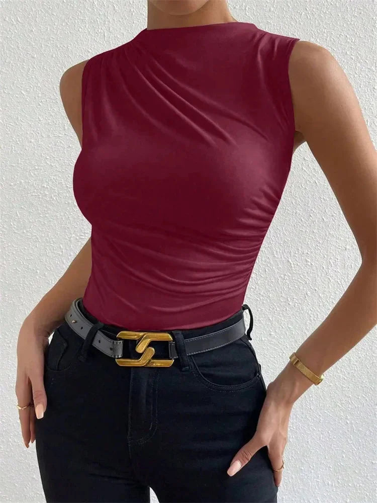 Top Elegante Drapeado