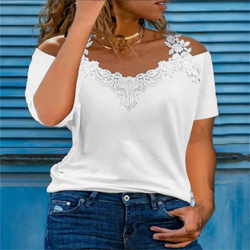 Camiseta Carla Encaje