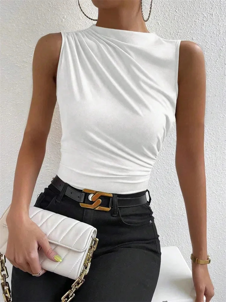 Top Elegante Drapeado