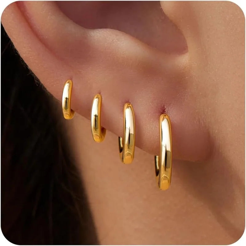 Pack Pendientes Aro Minimal
